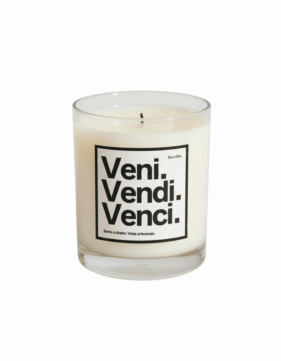 Vela Aromática linha Magnetize - Baunilha