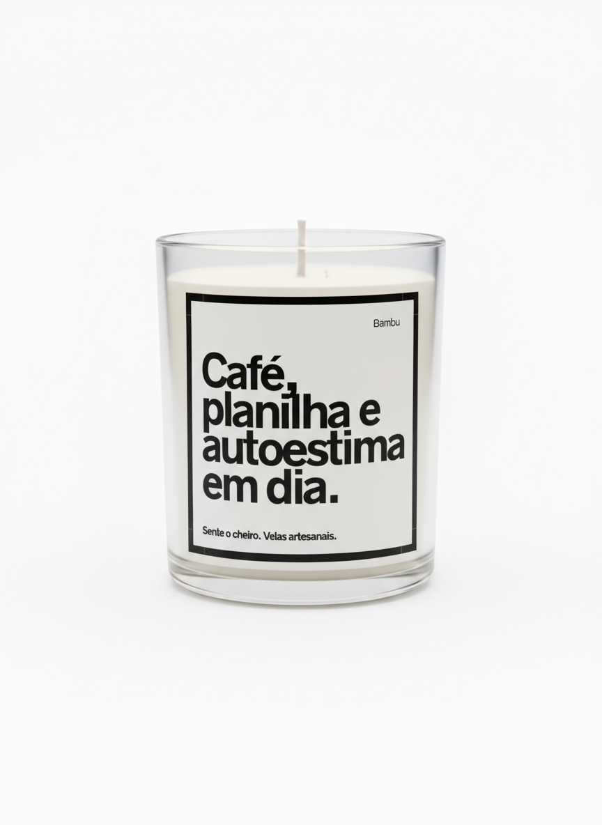 Vela Aromatica - Linha Magnetize, Folhas de bambu